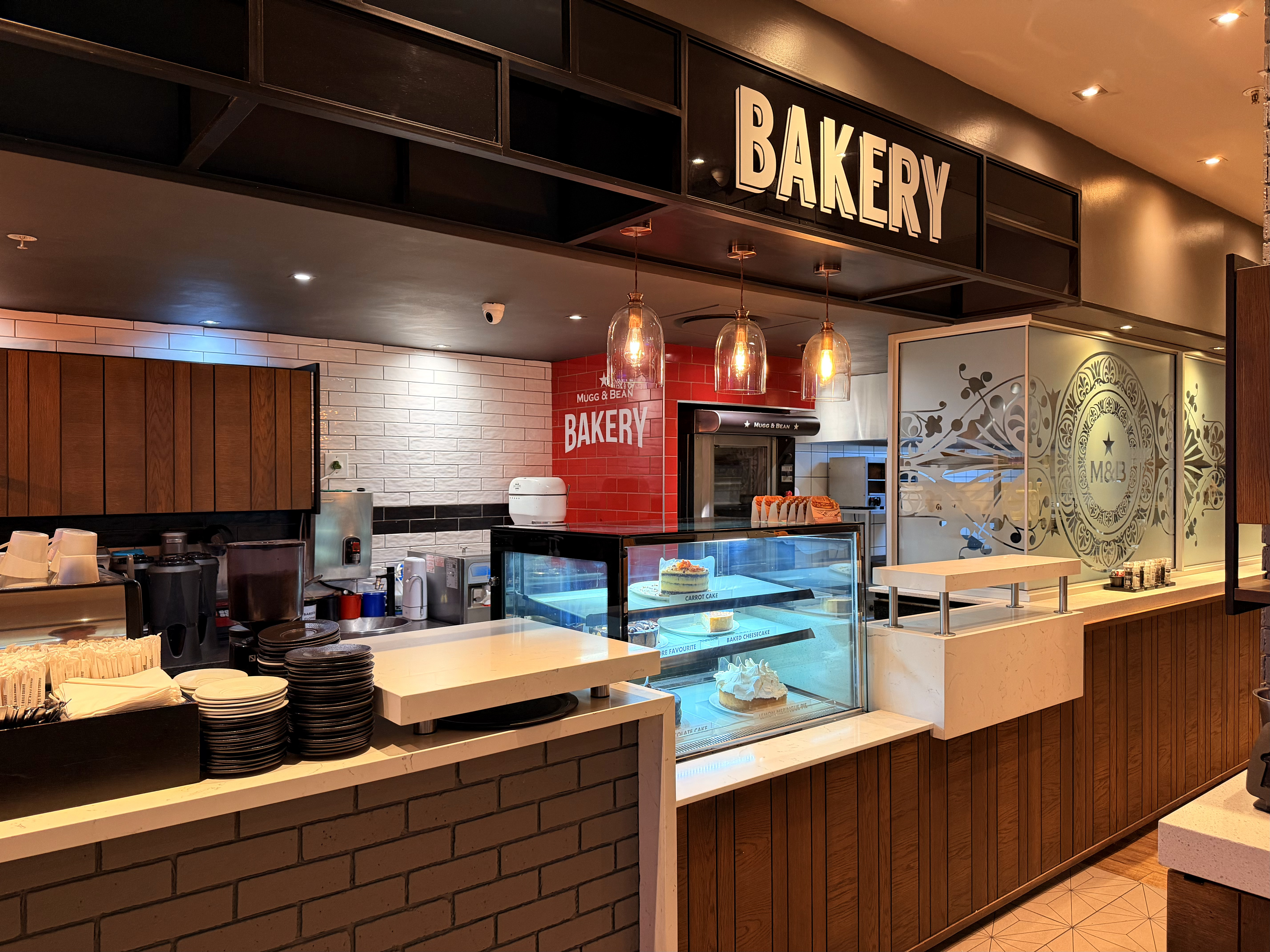 Mugg & Bean Interior Coffee Counter View